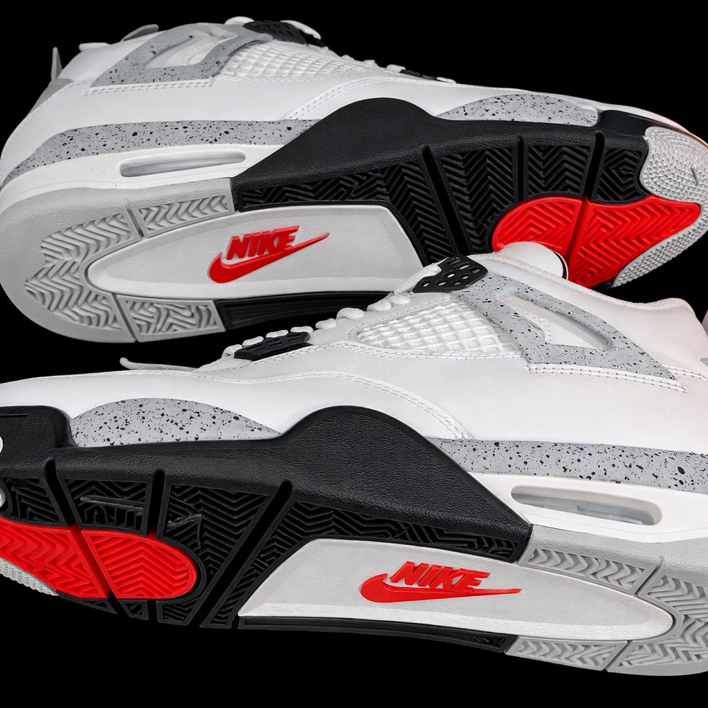 Nike Air Jordan White Cement 4 size 8.5 - Picture 3 of 6